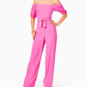 Lily Pulitzer Hot Pink Jumpsuit NWT